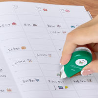 プラス マスキングテープ Deco Rush（デコラッシュ） 幅6mm グリーン 車 51885 2個