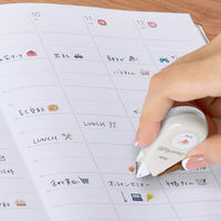 プラス デコレーションテープ デコラッシュ 定番 6mm幅 チェック 51882 10個