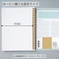 コクヨ ソフトリング スーファ A5変形 4mm方眼罫 80枚 ウォームグレー ス-SV738S4-DM