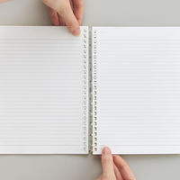 リヒトラブ CUBE FIZZ ソフティツイストノート（リングノート） A5 B罫6mm ピンク N2658-12 2冊