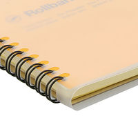 ロルバーン ノート ポケット付メモカバークリア抗菌横型 L 500943 デルフォニックス （Rollbahn）