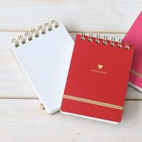 ラボクリップ メモ A7 5ミリ方眼 カミーユ ネイビー 3冊 CMME02-NV