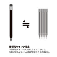 大容量ゲルペン TANK（タンク）ブルー S4541952 10本 サンスター文具