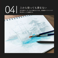 メタルペンシル metacil（メタシル）ネイビー S4541146 1本 サンスター文具 削らない鉛筆 金属鉛筆