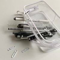 Kept クリアペンポーチ ライトブルー 水色 筆箱 KPF902H レイメイ藤井