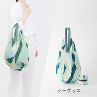 エコバッグ シュパット（Shupatto）コンパクトバッグ Drop M シーグラス タテ型 1個 マーナ