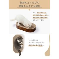 バリバリボウル オーバル XL ダークブラウン 1個 猫壱 爪とぎ