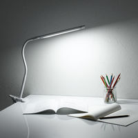 クリップライト LED2灯クリップライト 調光機能付き YAZAWA CLL13D01WH 1個