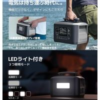 ポータブル電源 リン酸鉄リチウムイオン電池 蓄電池 600W BigBlueTeck Cellpowa600 CP600 1台