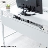 サンワサプライ フレキシブルデスク 幅1200×奥行700×高さ720mm ホワイト×ホワイト SH-FX1270W 1台（直送品）