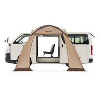 Tradcanvas ハイタイプカーサイドオーニング 71202000 1式（直送品） LOGOS/ロゴス（直送品）