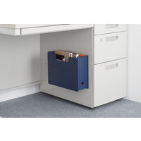 SANKA くっつくハンガー・ボトルケース マグネットファイルボックス ワイド ダークブルー SWFB-WMGDBL 1個