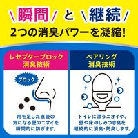 消臭力 コンパクト トイレ用 リフレッシュサボン 置き型 付け替え  1個（2個入） 消臭剤 芳香剤 エステー