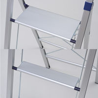 YAMAZEN 天板が広くてスリム収納 上枠付きスリム踏み台2段 YM-BF02SG(DBL) 1台