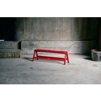 天馬 アルミワイド踏み台1段レッド 812004248 1個