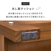 【軒先渡し】萩原 ラック 幅900×奥行300×高さ1200mm MCC-6037LBR 1台（直送品）