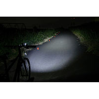 ジェントス XBシリーズ 上面カット配高出力バイクライト充電式 XB-B07R 1台