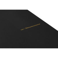 マルマン メモパッド ニーモシネ A8 5mm方眼罫 65枚 ブラック N161 1セット(1冊×10)
