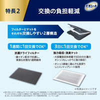 デオシート 消臭ラボ トイレシステム 強力吸収・消臭マット ワイド 取り替え用 10枚入 3袋 ユニ・チャーム