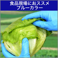 【ニトリル手袋】 エステー No.331ニトリルフィット薄手 30双パック Mサイズ ブルー ST760817 1個（30双入）