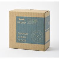 BRUNO（ブルーノ）置き時計 グレイッシュアラームクロック ブルー BCA022-BL 1個