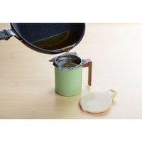 フッ素コート 活性炭油ろ過ポットWミニ 0.55L 1個