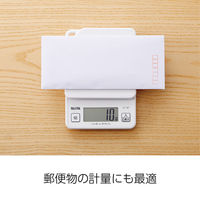 タニタ（TANITA） キッチンスケール 1kg ホワイト KD-187-WH 1個 計量器 クッキングスケール　はかり
