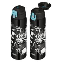 サーモス（THERMOS）真空断熱2ウェイボトル ブラックアクア 1000ml FJJ-1001WF BKAQ 1個 スポーツ
