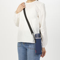 スタンディング ボトルカバー ショルダー ネイビー 500ml 1個 トーン