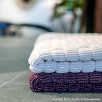 バスマット Ag+ ブリーク タオル地 40×60cm グレー 1枚 オカ