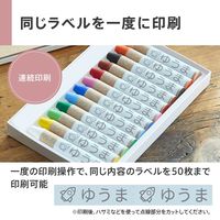 カシオ ネームランド コンパクトモデル ホワイト KL-P50-WE 1台