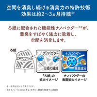 ニャンとも清潔トイレ 消臭プロフェッショナル 猫用 ウンチ・オシッコ専用 置き型 フレッシュグリーンの香り 3個 エステー