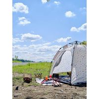 7075キュービックチェア-AF（レッド） 73175001 LOGOS/ロゴス