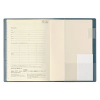 【2024年4月版】NOLTY エクリ A5-4 片側1週間+ノート 日曜始 コーラルリーフ 2024-9677 1冊（直送品）