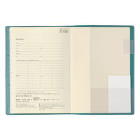 日本能率協会マネジメントセンター 【2024年4月版】NOLTY エクリ A5-3 バーチカル サーフグリーン 2024-9676 1冊（直送品）