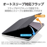 iPad Pro 第6世代 / 第5世代 12.9インチ ケース ドローイング TB-A23PLWVDBK エレコム 1個