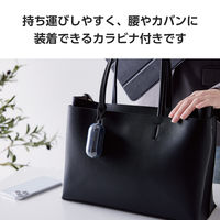 エレコム SONY WF-C700N対応アクセサリ/ソフトケース/カラビナ付き/ワイヤレス充電対応/クリア TWS-SO232UCCR 1個