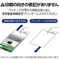 エレコム ラベルシール 表示･宛名ラベル プリンタ兼用 マット紙 A4 24面 1袋 (50シート) 白 EDT-ECNL24A