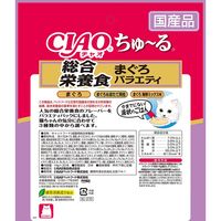いなば CIAO チャオ ちゅ～る 猫 総合栄養食 まぐろバラエティ国産（14g×20本）3袋 ちゅーる キャットフード 猫用 ウェット おやつ