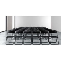 【軒先渡し】SANKEI CF11 折りたたみ椅子 ブルー CF11-MZ-BL 1脚（直送品）