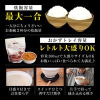 サンコー 2段式どんぶり型超高速炊飯器「炊き立て丼」 DNBRRCSWH 1個（直送品）