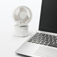 無印良品 首振り機能付き コードレスデスクファン ホワイト ＭＪ-ＤＫＦ１-ＷＨ 良品計画