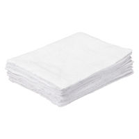 リサイクルコットンを使用したぞうきん 小判 1パック（10枚入） プラテック アスクル限定 150mm×200mm オリジナル