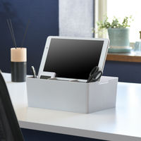 JEJアステージ デスクトート ライトグレー 1セット(1個×5)