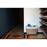 メルクロス WILLOW LAUNDRY BASKET With CASTER 28L LGY 003404 1個（直送品）