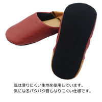 ラッキー産業 抗菌合皮レザーバブーシュM レッド BACO23900RE 1足