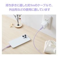 タイプCケーブル (USB-C to C) PD対応 60W 1m スリーピー MPA-CCF10PUF エレコム 1本