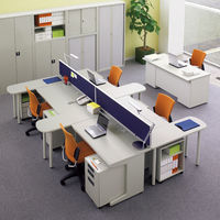 プラス 組立式スチールOAデスクシステム 片袖机 エルグレー 幅1000×奥行700×高さ700mm RY-107D-3 LGY 1台（2梱包）