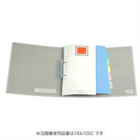 コクヨ　チューブファイル（エコ）　A4タテ　とじ厚100mm　2穴　シルバー　フ-E6100C