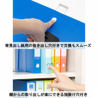 Matakul 丸型ツイストリングファイル 背幅27mm ブルー 表紙部分に使用済みクリアホルダーからつくった再生材30％配合 30冊 オリジナル